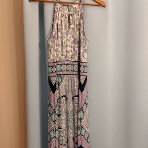 London Times Floral maxi  Dress in Pastel Shades